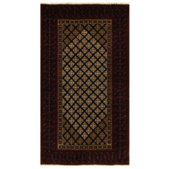 Persian Hand-knotted Tribal Balouchi Wool Runner (3'5 x 6'2)