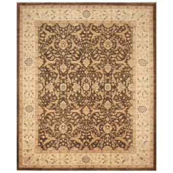 Afghan Hand-knotted Vegetable Dye Ziegler Wool Rug (8'1 x 9'10)