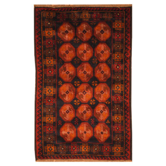 Afghan Hand-knotted Tribal Balouchi Wool Rug (2'9 x 4'7)