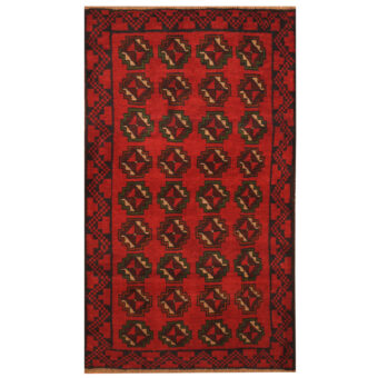 Afghan Hand-knotted Tribal Balouchi Wool Rug (2'8 x 4'8)