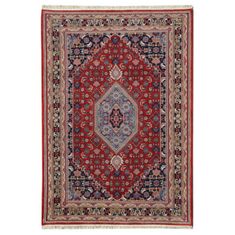 Indo Hand-knotted Bidjar Wool Rug (6'7 x 9'10)