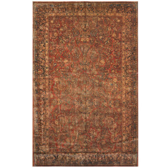 Persian Hand-knotted Antique 1920's Sarouk Wool Rug (10'3 x 19'8)