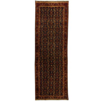 Persian Hand-knotted Hamadan Wool Runner (3'3 x 9'10)