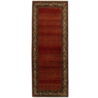 Persian Hand-knotted Hamadan Wool Runner (3'7 x 9'5)