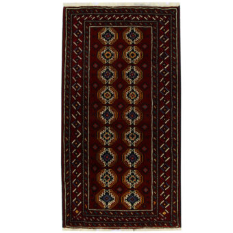 Persian Hand-knotted Balouchi Wool Runner (3'4 x 6'4)