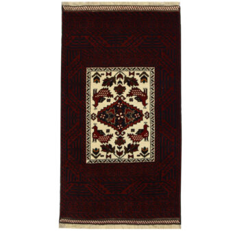 Persian Hand-knotted Tribal Balouchi Wool Runner (3'1 x 5'8)