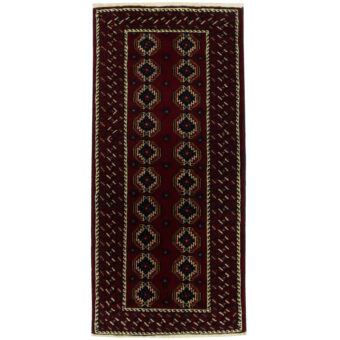 Persian Hand-knotted Tribal Balouchi Wool Runner (2'11 x 6'4)