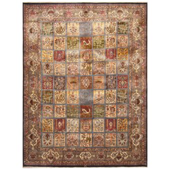 Persian Hand-knotted Kashmar Wool Rug (9'9 x 12'5)