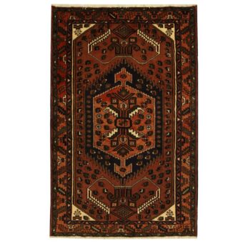 Persian Hand-knotted Tribal Hamadan Wool Rug (4'4 x 6'9)