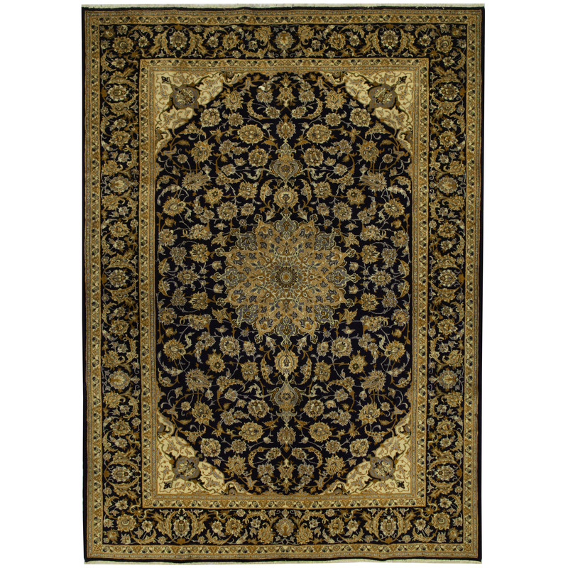 Persian Hand-knotted Isfahan Wool Rug (9'9 x 13'6)