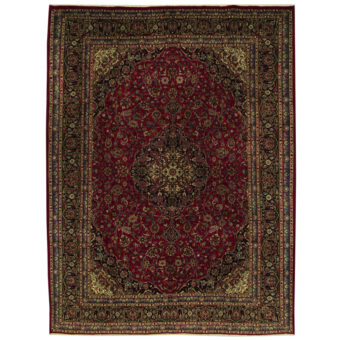 Persian Hand-knotted Kashmar Wool Rug (9'10 x 12'9)