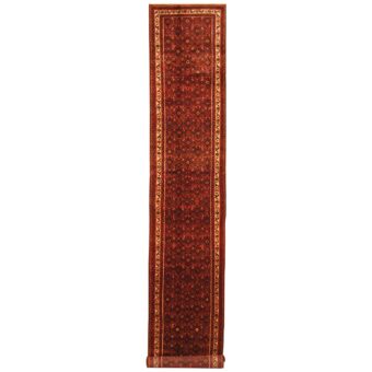 Persian Hand-knotted Tribal Hamadan Wool Runner (2'9 x 15'7)
