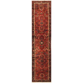Persian Hand-knotted Tribal Hamadan Wool Runner (2'8 x 11'5)
