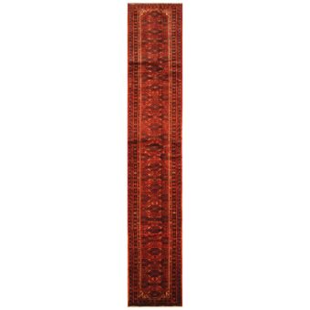 Persian Hand-knotted Tribal Hamadan Wool Runner (2'2 x 13'2)
