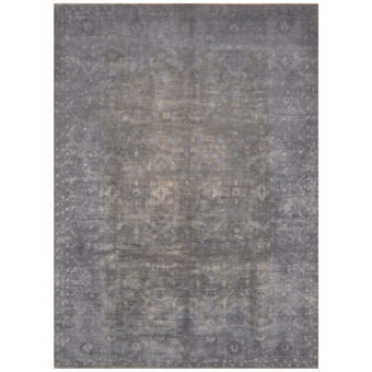 Afghan Hand-knotted Vegetable Dye Overdye Oushak Wool Rug (9'10 x 13'4)