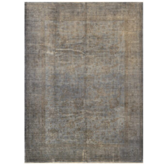 Afghan Hand-knotted Vegetable Dye Overdye Oushak Wool Rug (9'9 x 13'4)