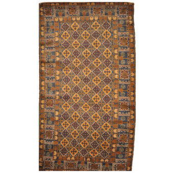 Afghan Hand-knotted Tribal Balouchi Wool Rug (3'7 x 6'8)