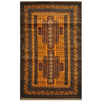 Afghan Hand-knotted Tribal Balouchi Wool Rug (2'9 x 4'4)