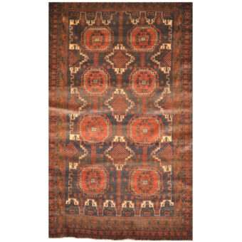 Afghan Hand-knotted Tribal Balouchi Wool Rug (3'10 x 6'6)