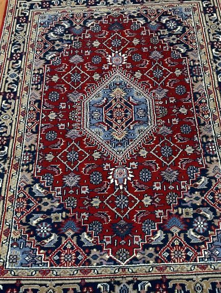 Indo Hand-knotted Bidjar Wool Rug (4'7 x 6'7) - Image 3