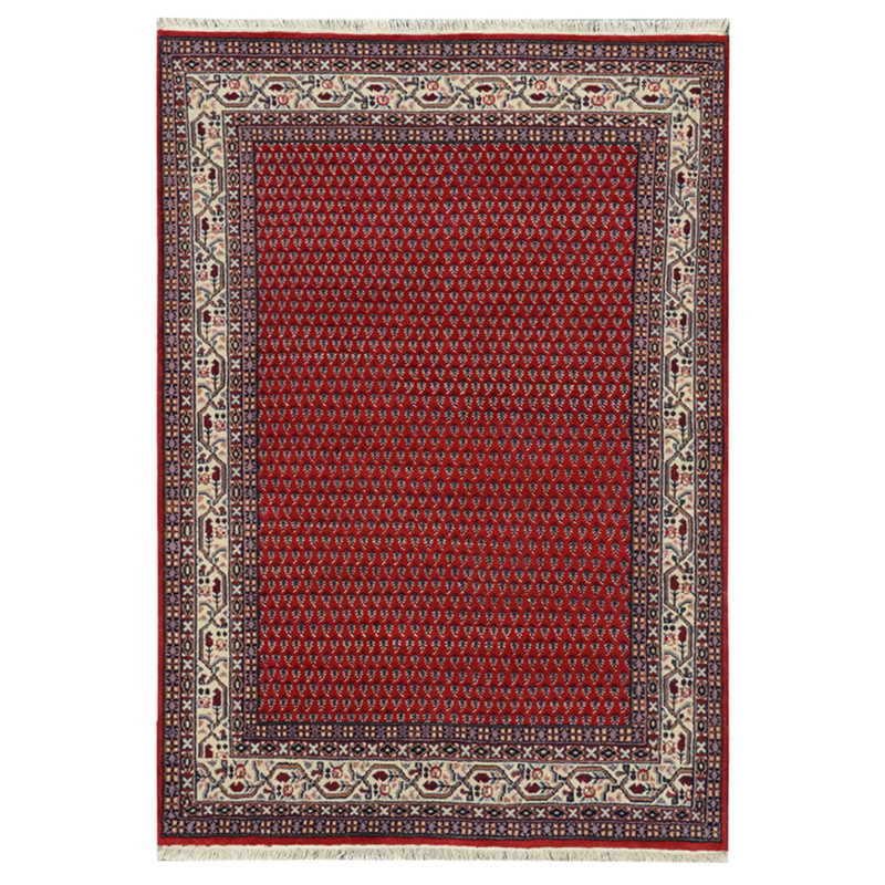 Indo Hand-knotted Mir Wool Rug (3' x 5'4)