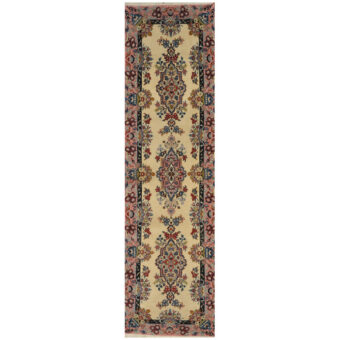 Persian Hand-knotted Tabriz Wool Runner (2'10 x 10'3)