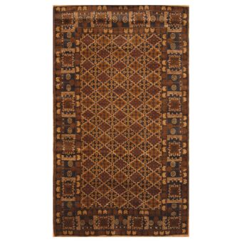 Afghan Hand-knotted Tribal Balouchi Wool Rug (4' x 6'7)