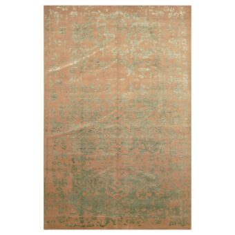 Indo Hand-knotted Tibetan Wool & Silk Rug (6'8 x 10'1)
