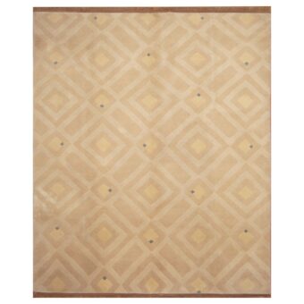 Indo Hand-knotted Tibetan Wool Rug (8' x 9'8)