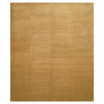 Indo Hand-knotted Tibetan Wool Rug (8'1 x 9'9)