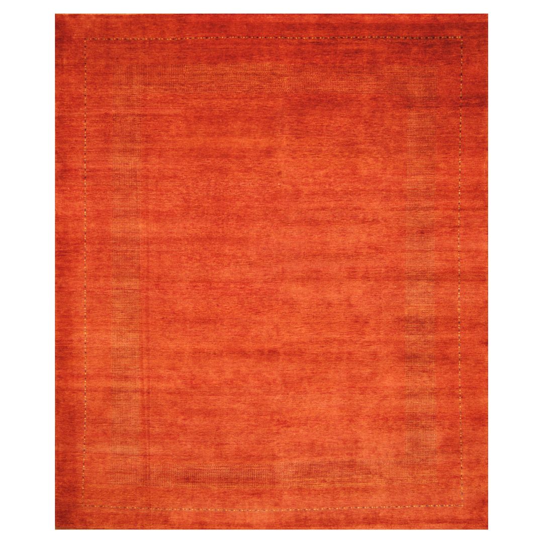Indo Hand-knotted Gabbeh Wool Rug (8' x 9'10)