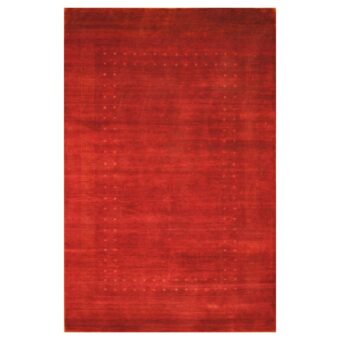 Indo Hand-knotted Gabbeh Wool Rug (6'4 x 10')