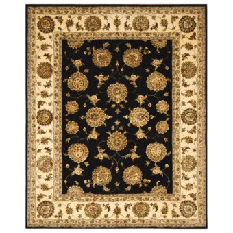 Indo Hand-tufted Tabriz Wool & Silk Rug (8' x 10')