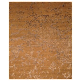 Indo Hand-knotted Tibetan Wool & Silk Rug (8' x 10')