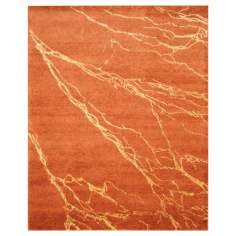 Indo Hand-knotted Tibetan Wool & Silk Rug (8' x 10')