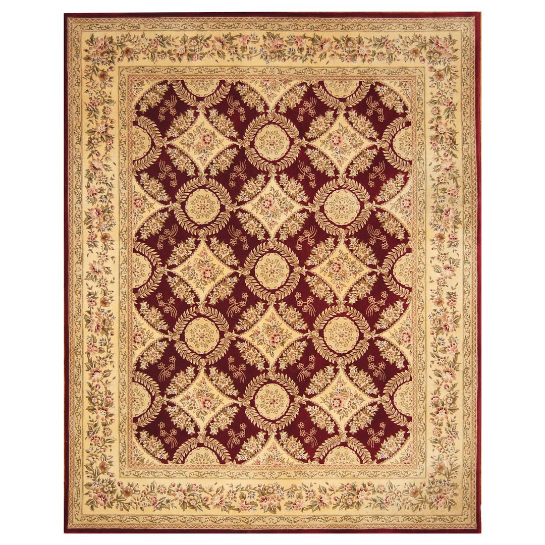 Indo Hand-tufted Tabriz Wool & Silk Rug (8' x 10')