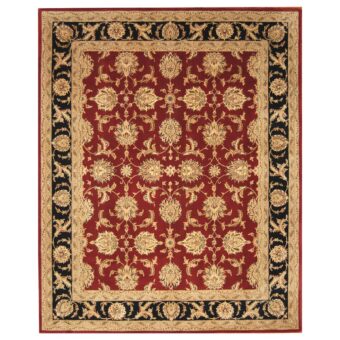 Indo Hand-tufted Tabriz Wool & Silk Rug (8' x 10')