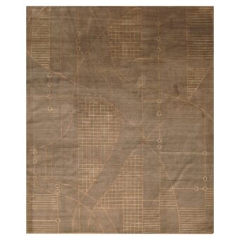 Indo Hand-knotted Tibetan Wool Rug (8' x 10')