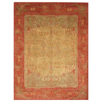 Indo Hand-knotted Tibetan Wool Rug (8' x 10')