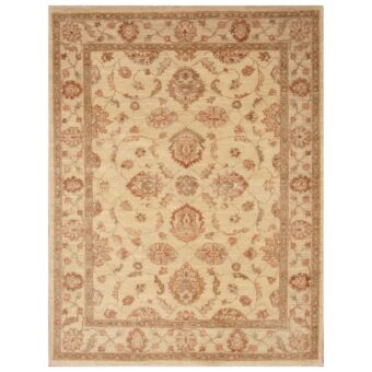 Afghan Hand-knotted Vegetable Dye Oushak Wool Rug (5'2 x 6'10)