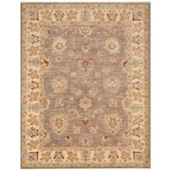 Afghan Hand-knotted Vegetable Dye Oushak Wool Rug (5' x 6'6)