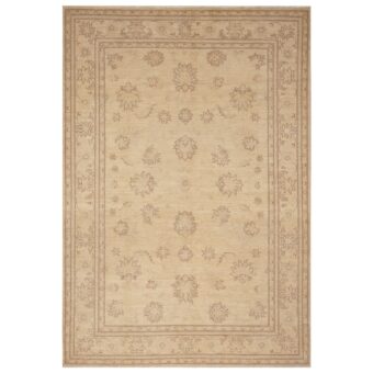 Afghan Hand-knotted Vegetable Dye Oushak Wool Rug (6'2 x 9')