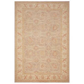 Afghan Hand-knotted Vegetable Dye Oushak Wool Rug (6'3 x 9')