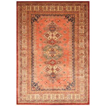 Afghan Hand-knotted Super Kazak Wool Rug (6' x 8'8)