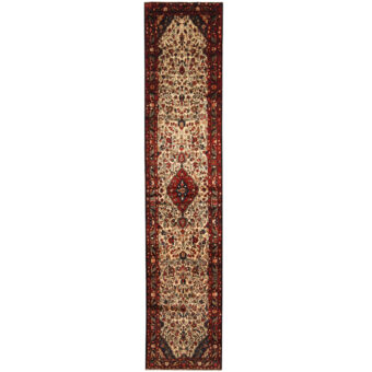 Persian Hand-Knotted Tribal Hamadan Wool Runner (2'9 x 12'11)