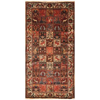 Persian Hand-knotted Bakhtiari Wool Rug (5'2 x 10'1)