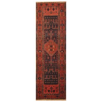 Persian Hand-knotted Bidjar Wool Runner (3'10 x 11'9)