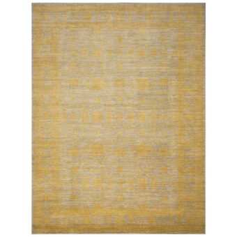 Afghan Hand-knotted Vegetable Dye Oushak Wool Rug (9'9 x 12'9)