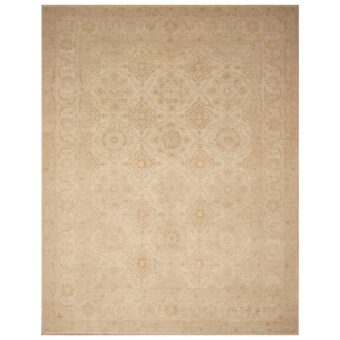 Afghan Hand-knotted Vegetable Dye Oushak Wool Rug (8'10 x 11'4)
