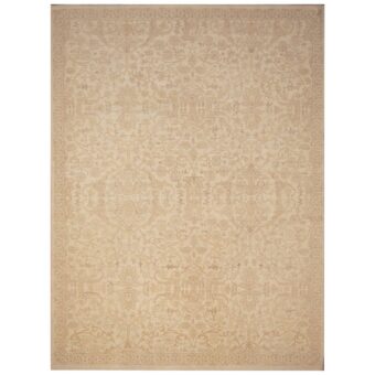 Afghan Hand-knotted Vegetable Dye Oushak Wool Rug (9' x 12')